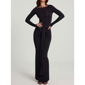 knee length dresses for ladies The Nottola 3D Embellished Gown